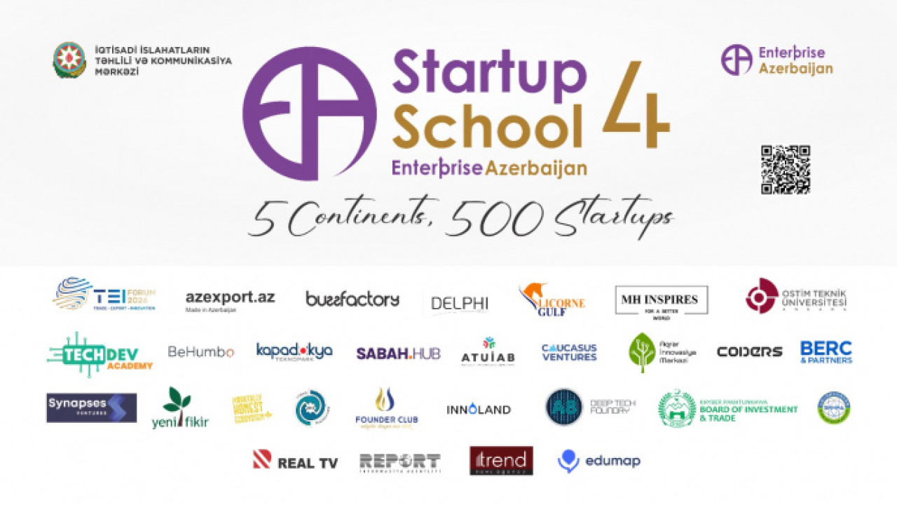Local and global partners of the “Startup School 4” project of the “Enterprise Azerbaijan” portal