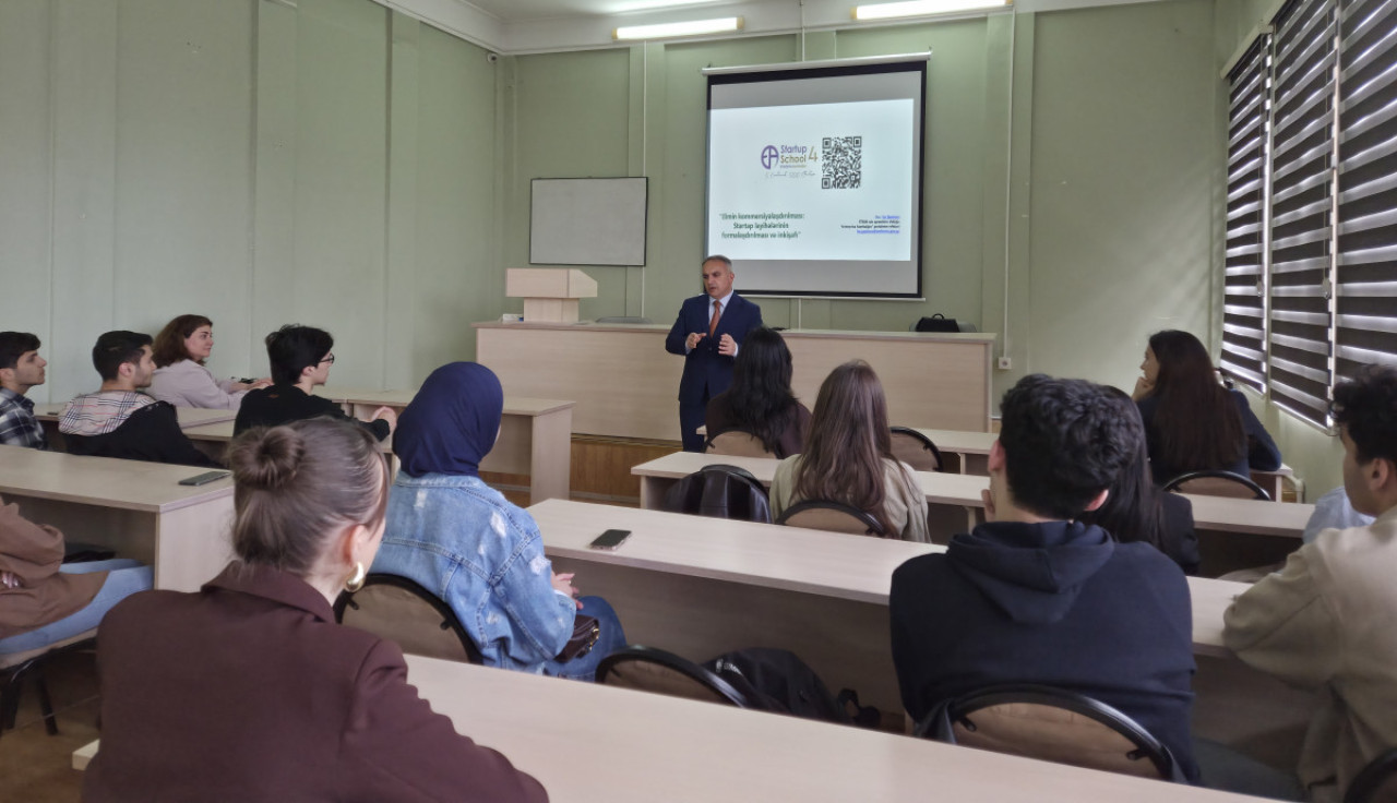 The "Enterprise Azerbaijan" portal held training at AMU within the framework of the "Startup School 4" project