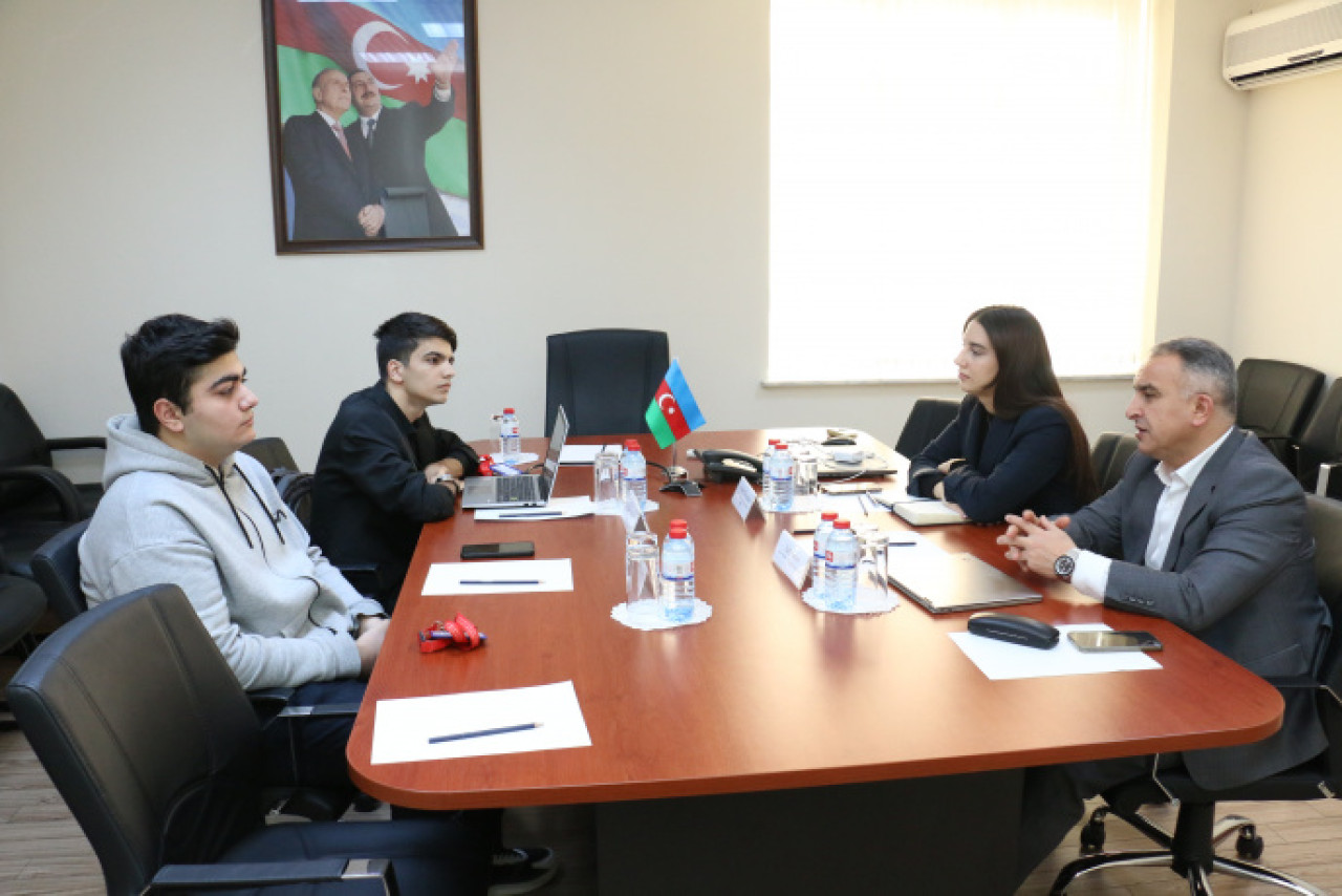 Representatives of "Enterprise Azerbaijan" met with the "RenoVoltis" startup team