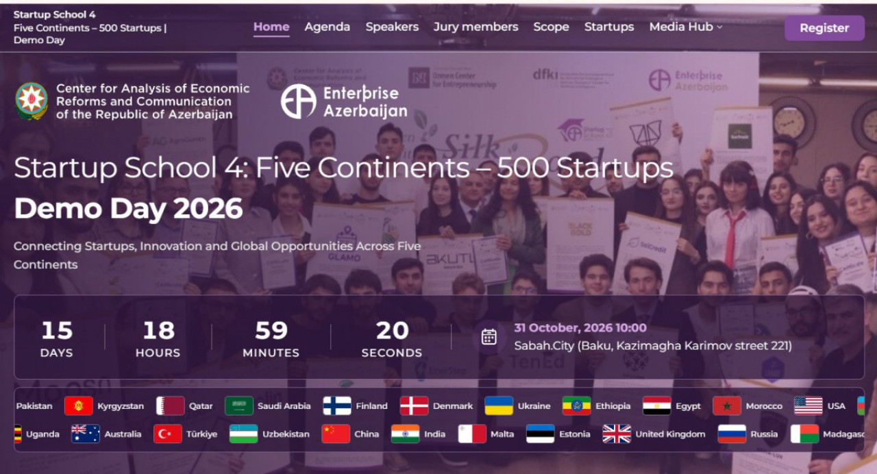 All information about the “Startup School 4” - “Demo Day” event is available at startupschool.ereforms.org