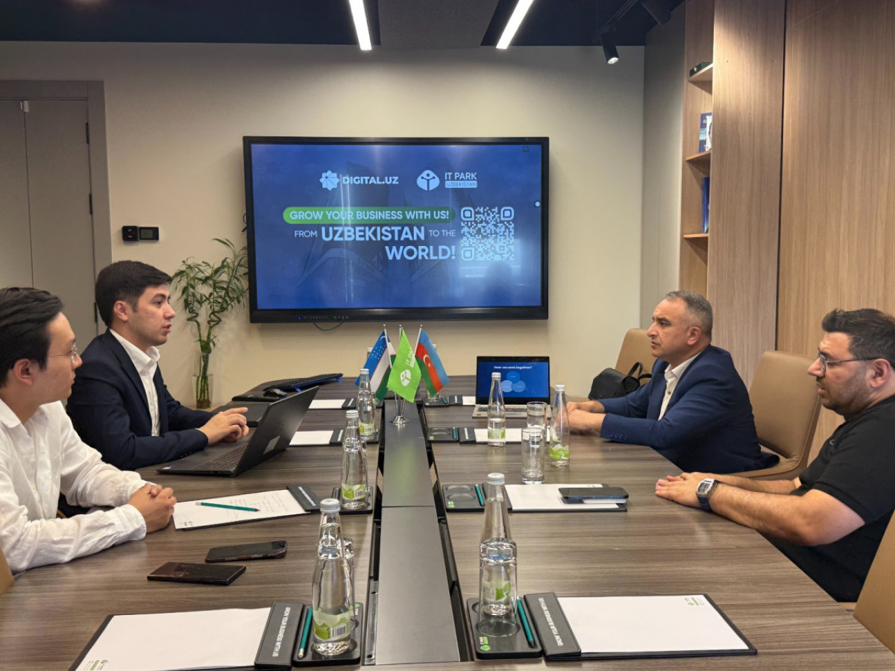 “Enterprise Azerbaijan” Holds Discussions on Cooperation with “Enterprise Uzbekistan” and “IT Park Uzbekistan”