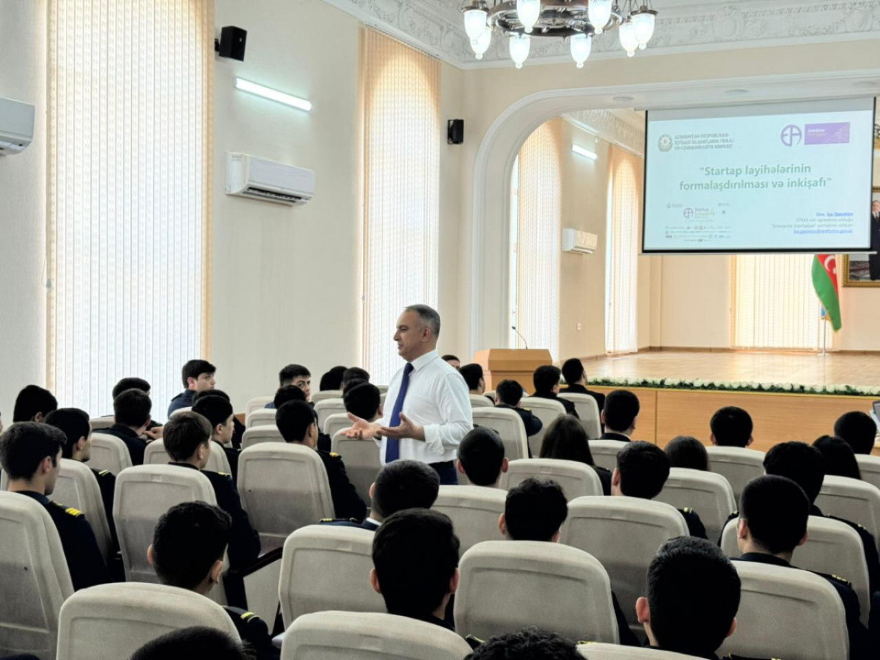 The "Enterprise Azerbaijan" portal’s "Startup School 4" project was presented at ASMA